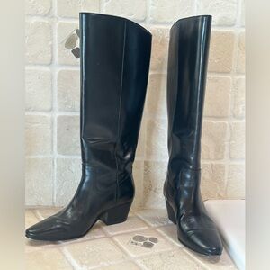 Piper knee-high boots in leather